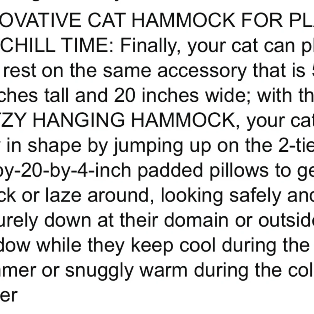NIP Katzy 2 tier soft cat pillow hammock rare